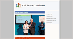 Desktop Screenshot of civilservicecommission.org.uk